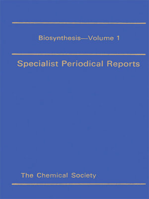 cover image of Biosynthesis, Volume 1